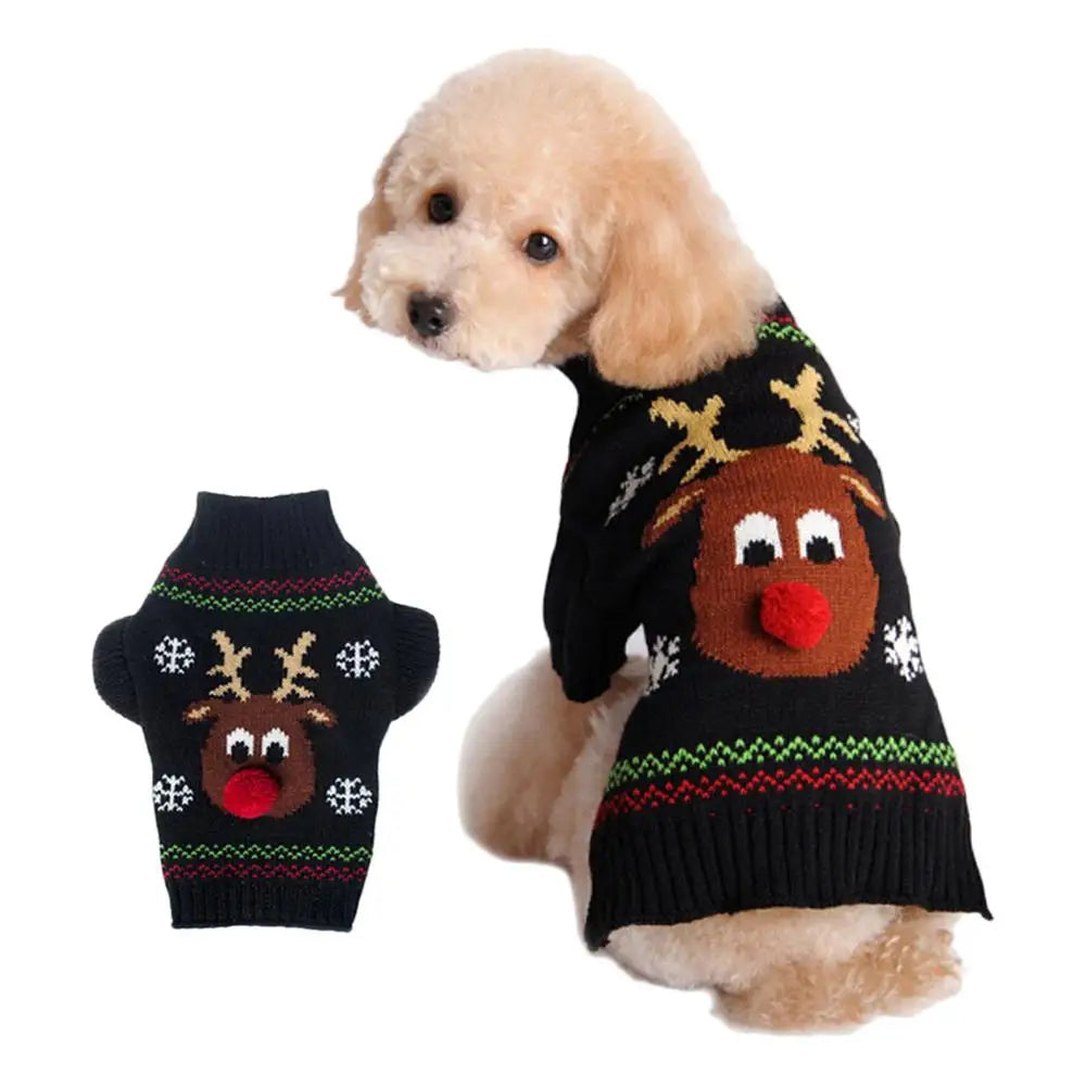 Rudolph Christmas Dog Sweater