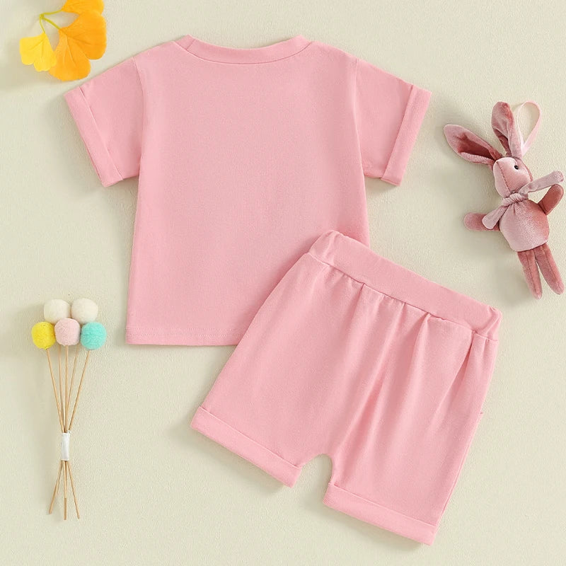 Girls 'Hip Hop' Easter Short Sleeve Outfit