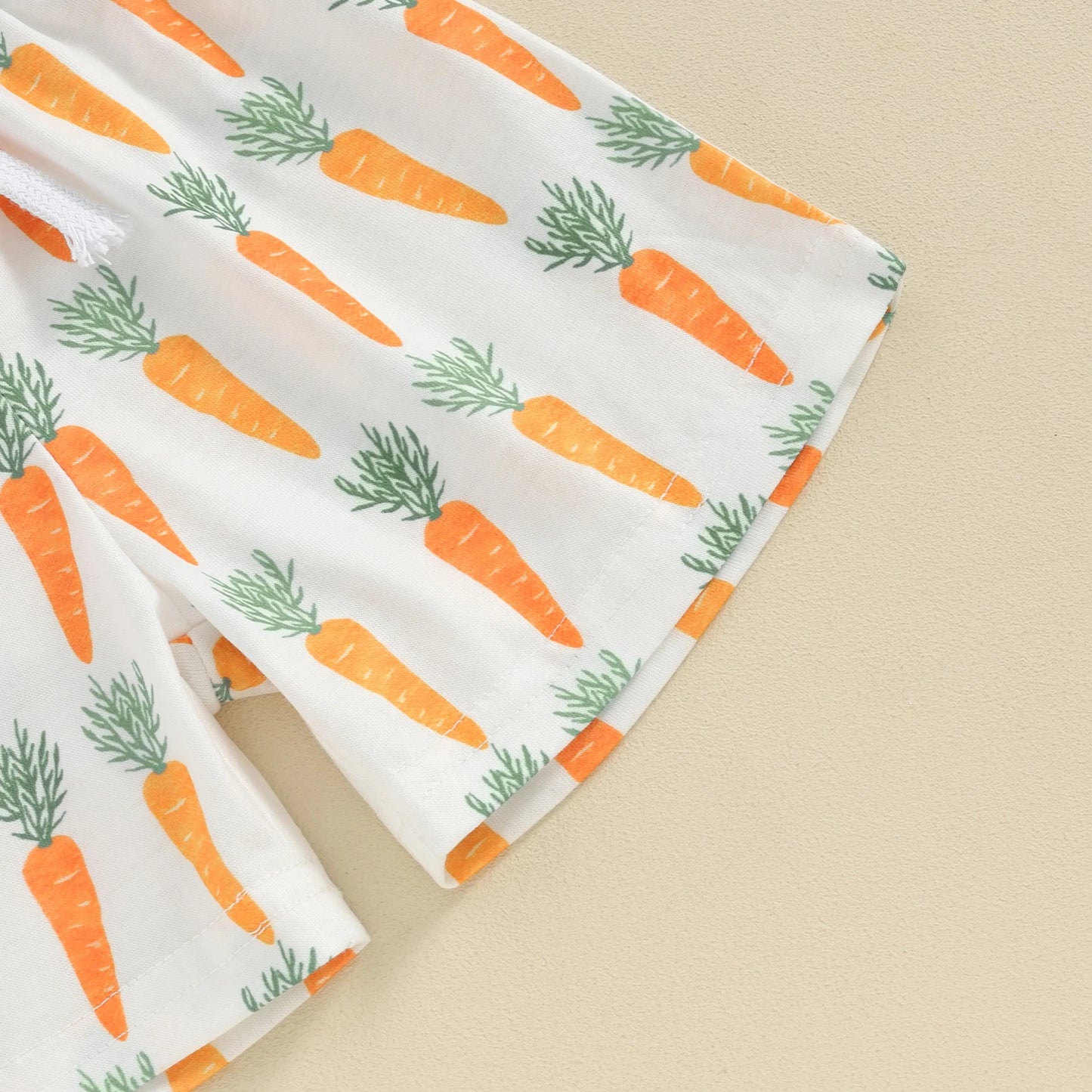 Boys Easter Carrot Matching Short Sleeve Set