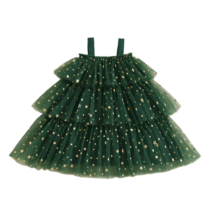 Little Girls Christmas Party Dress