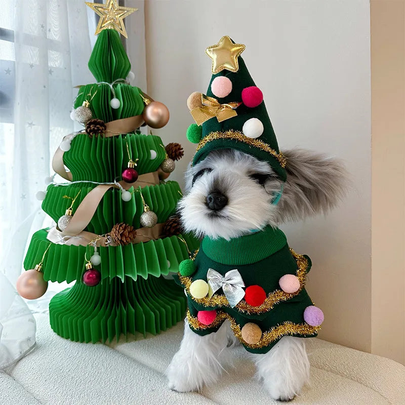 Pet Christmas Tree Costume