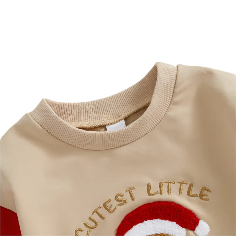 Baby Cutest Little Gingerbread Christmas Sweatshirt Romper