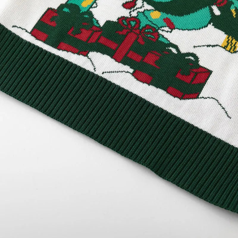 Boys Dinosaur 'Ugly' Christmas Sweater (Sizes 2T - 6 Years)