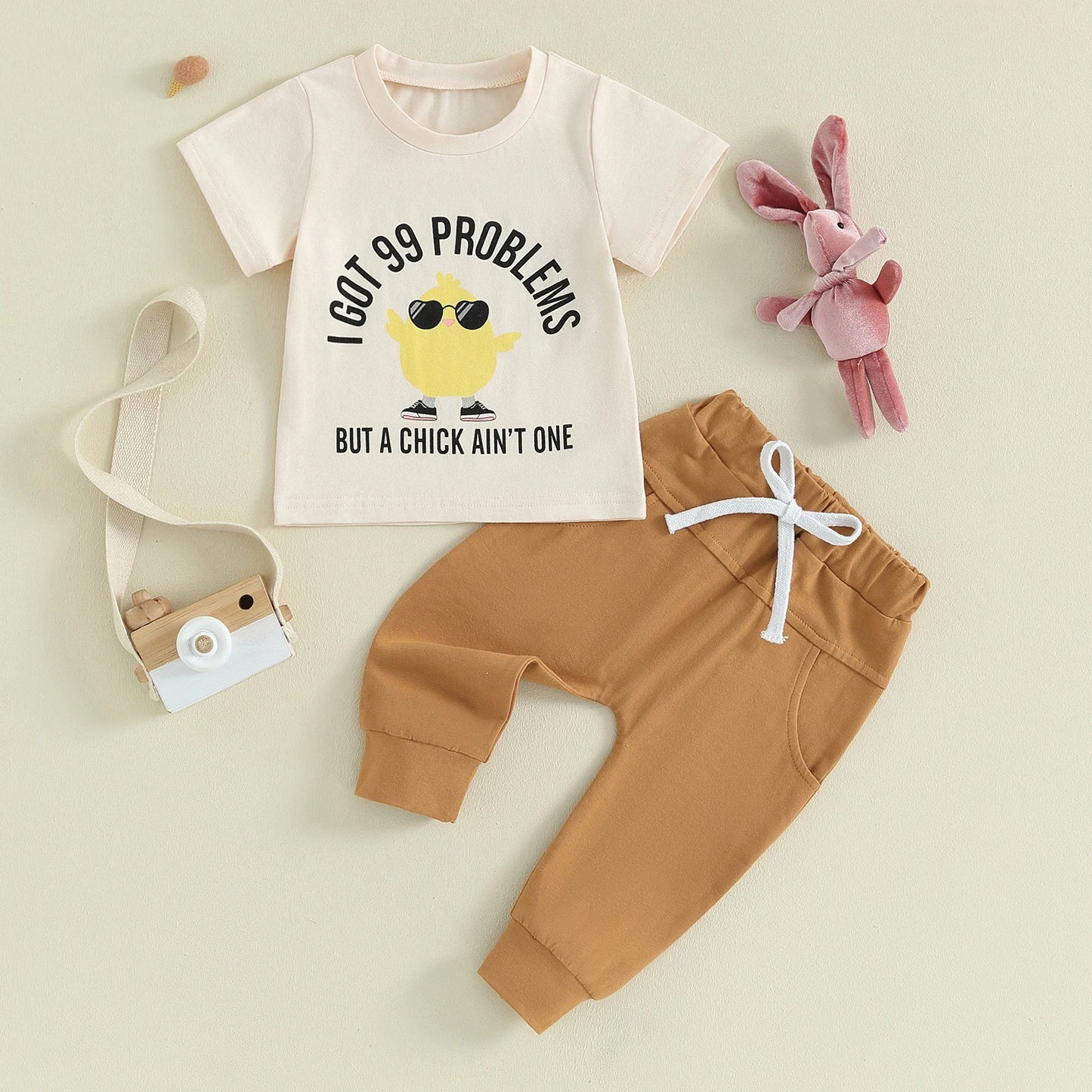 Boys Easter 2pc Funny Outfit