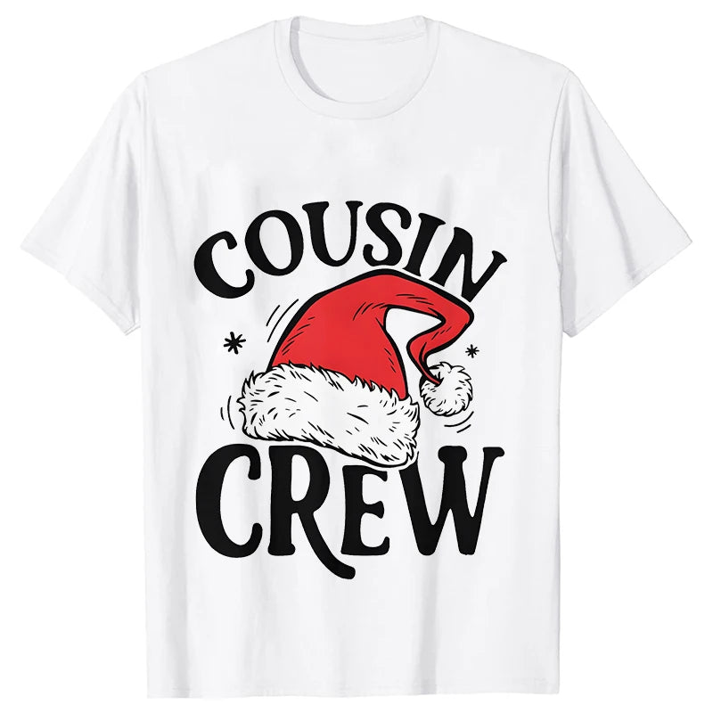 Adults Matching Christmas 'Cousin Crew' T-shirts