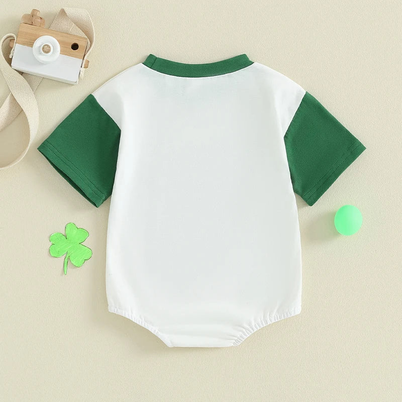 Baby's St Patrick's Day Short Sleeve Romper