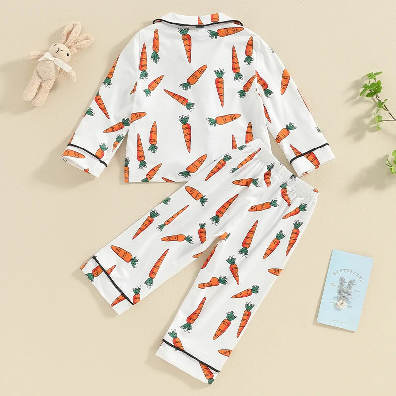 Toddler Easter Carrot Pajamas