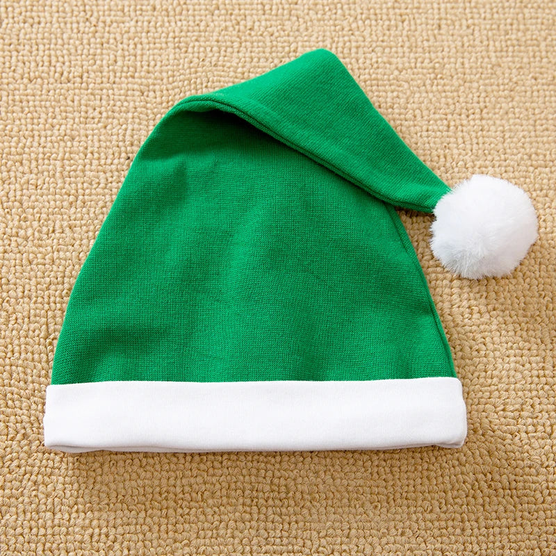 Baby's Christmas Elf Costume with Matching Hat (Sizes 0-18 Months)