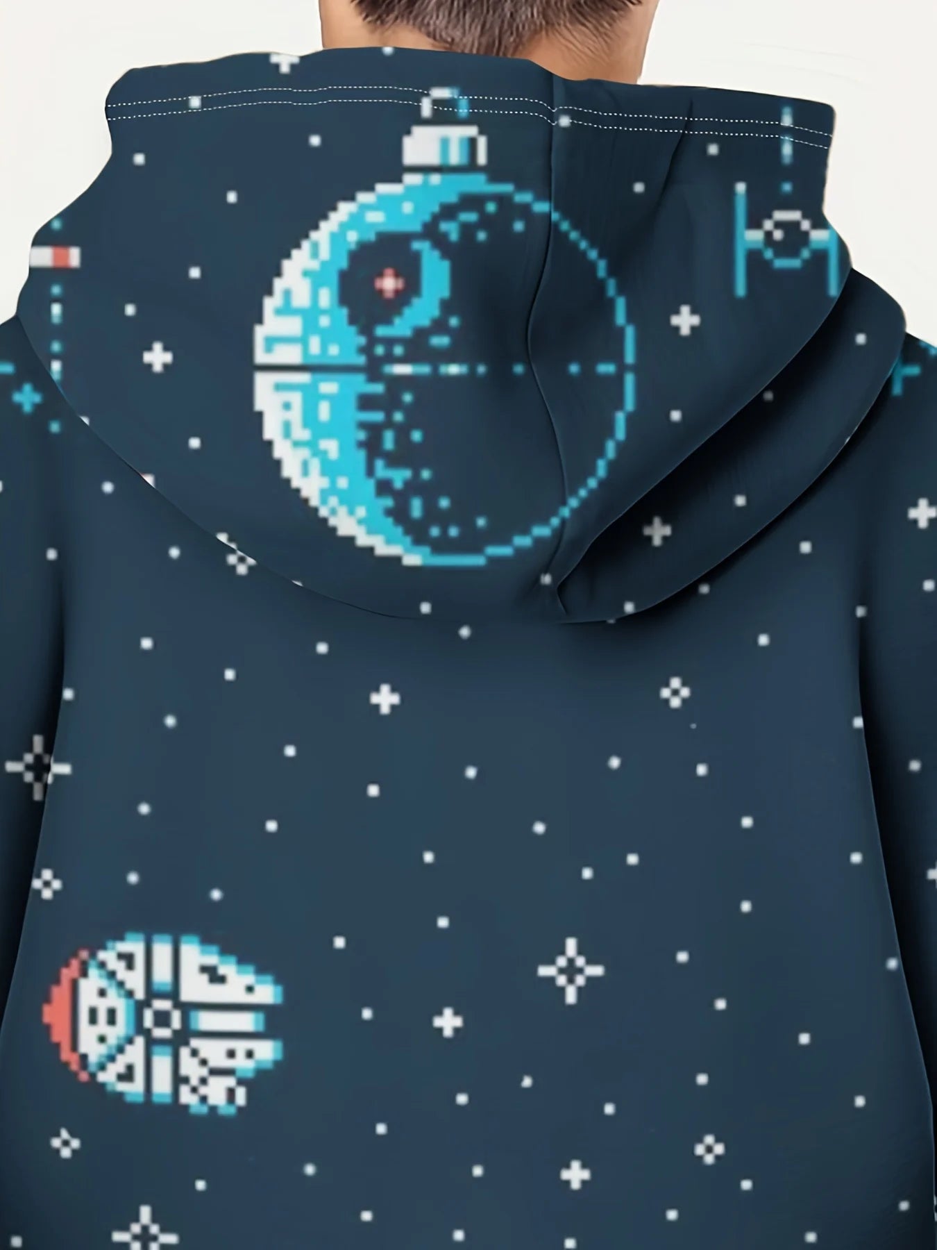 Boys Cartoon Video Game Christmas Hoodie