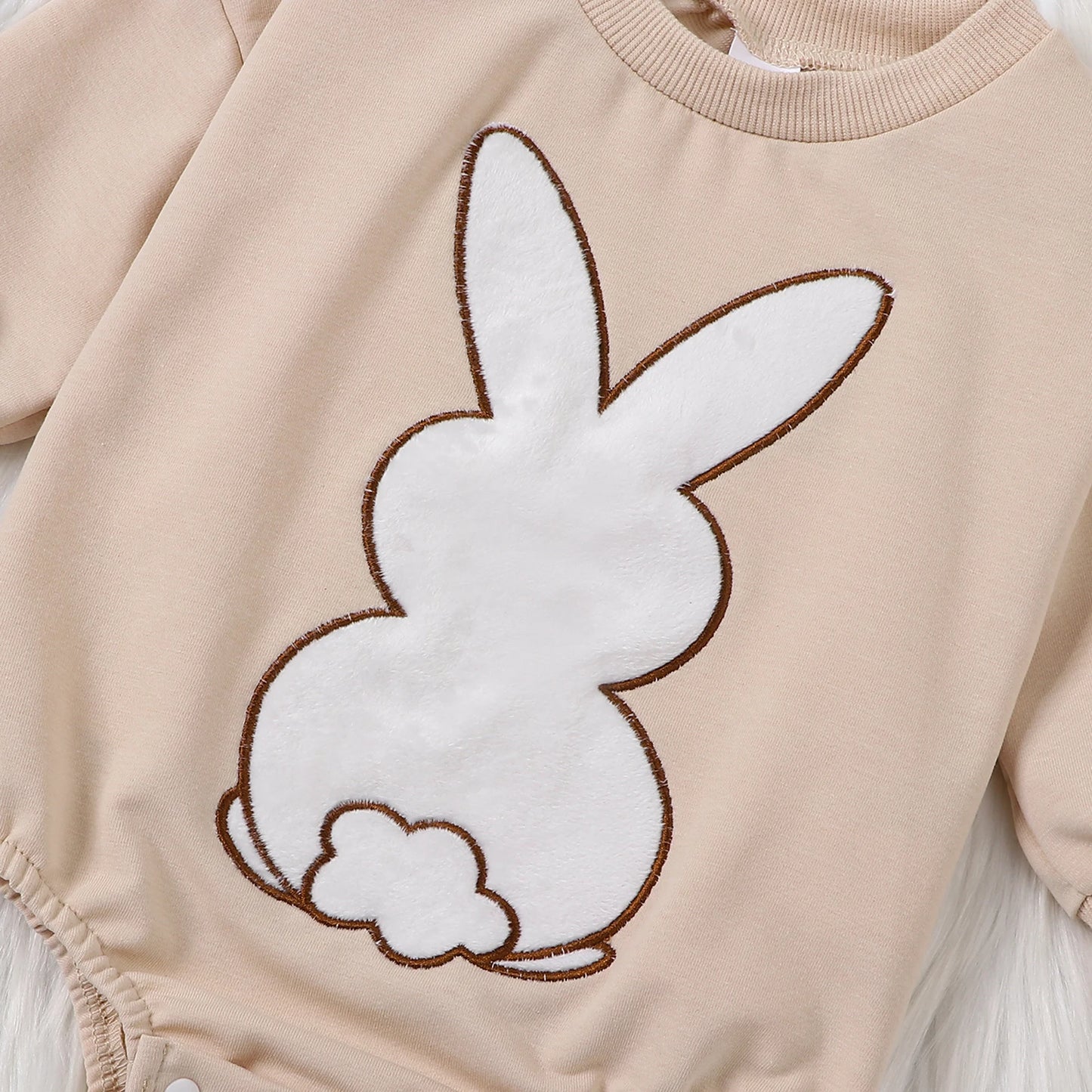 Children's Easter Bunny Embroidery Sweatshirt