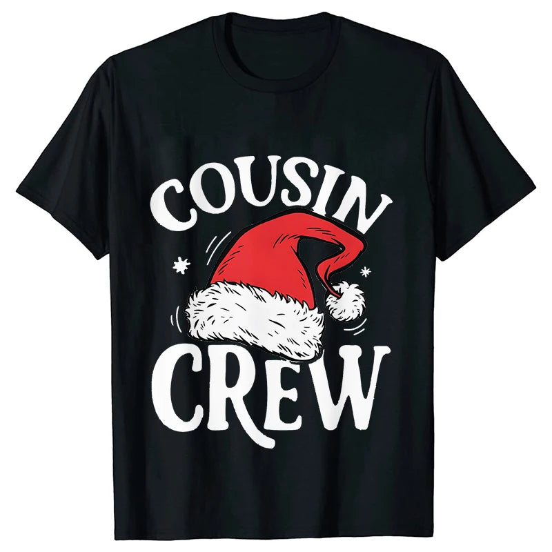 Adults Matching Christmas 'Cousin Crew' T-shirts