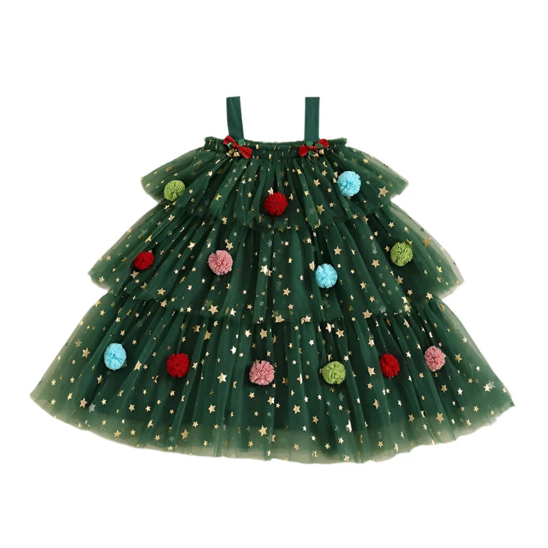 Little Girls Christmas Party Dress