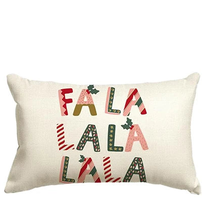 Linen Decorative Christmas Cushion Covers