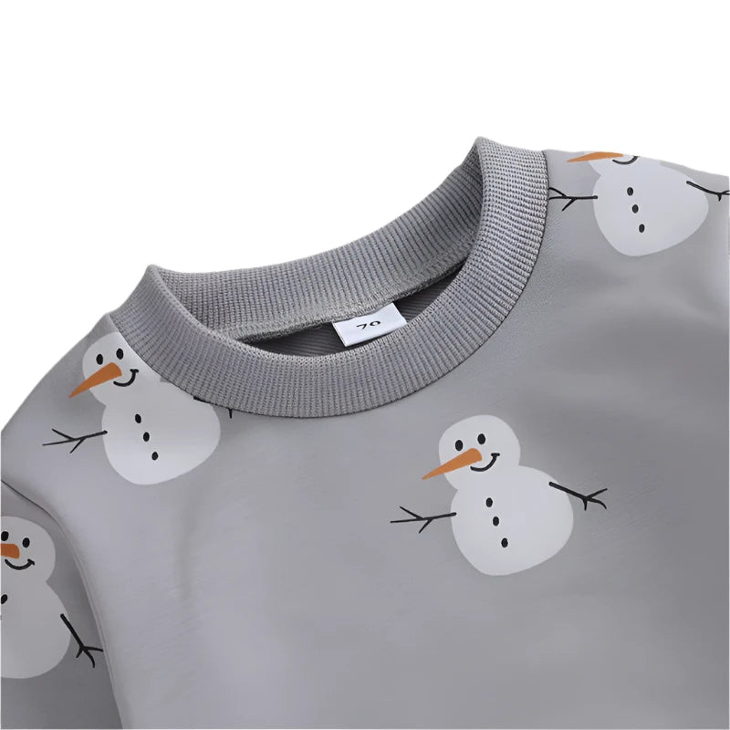 Baby Boys Snowman Christmas Sweatshirt