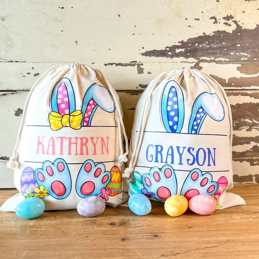 Personalized Easter Bunny Gift Sack