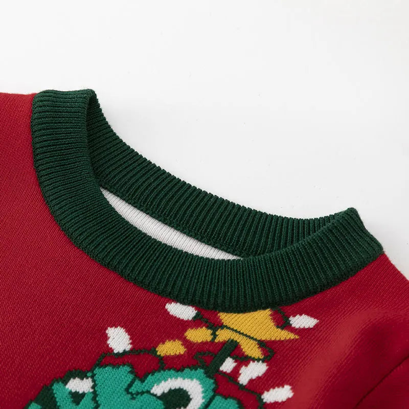 Boys Dinosaur 'Ugly' Christmas Sweater (Sizes 2T - 6 Years)