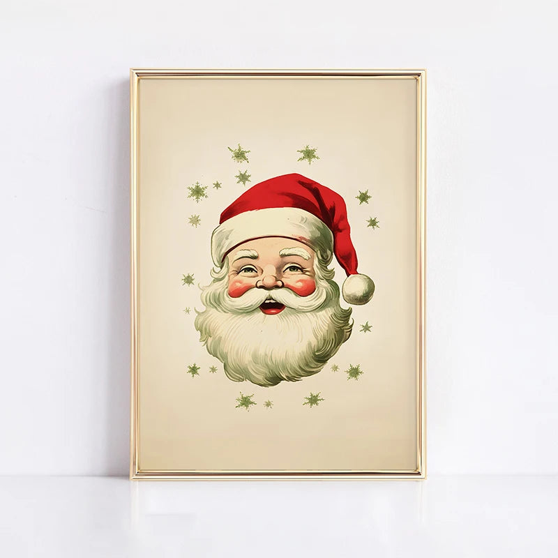 Vintage Christmas Canvas Prints