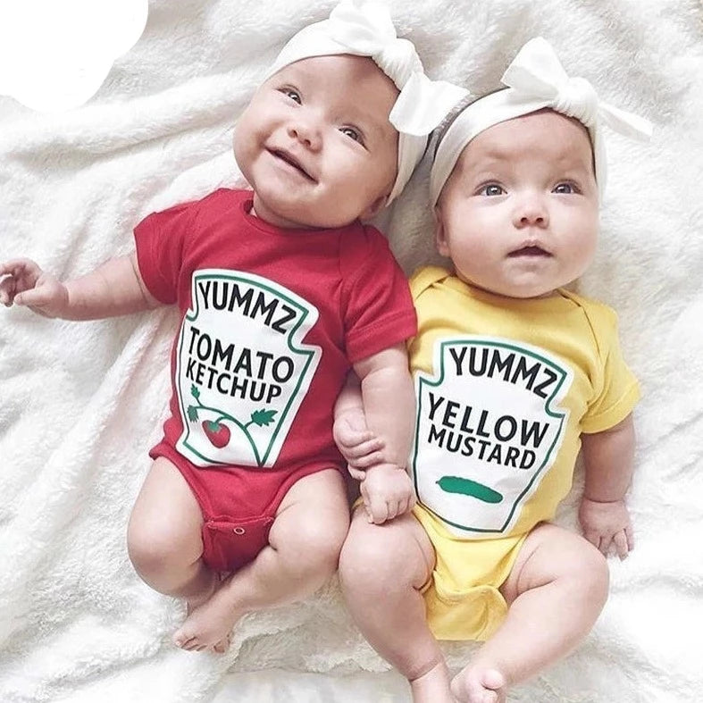 Ketchup & Mustard Baby Bodysuits