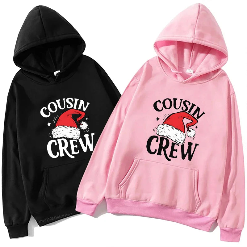 Unisex Christmas 'Cousin Crew' Tribe Hoodies