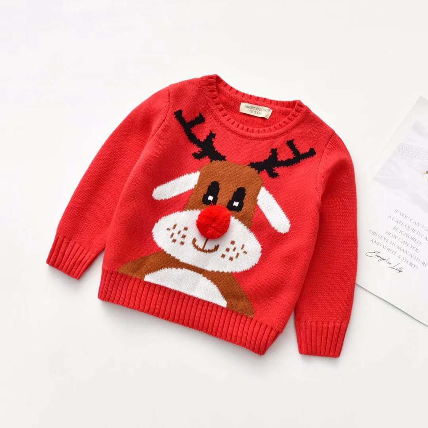 Christmas Children's Warm Knit Ugly Sweater