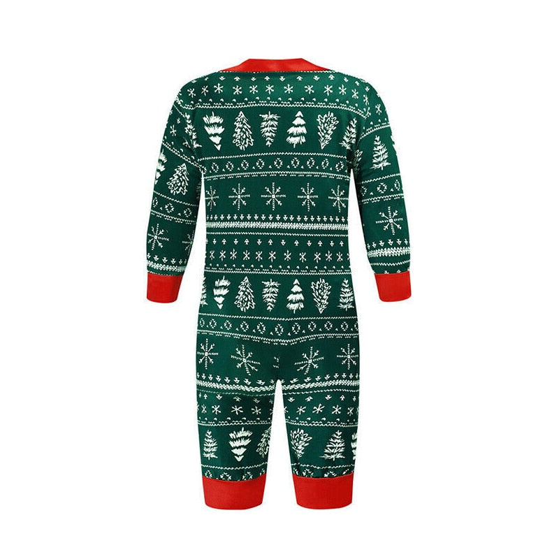 Green Christmas Tree Family Matching Christmas Pajamas