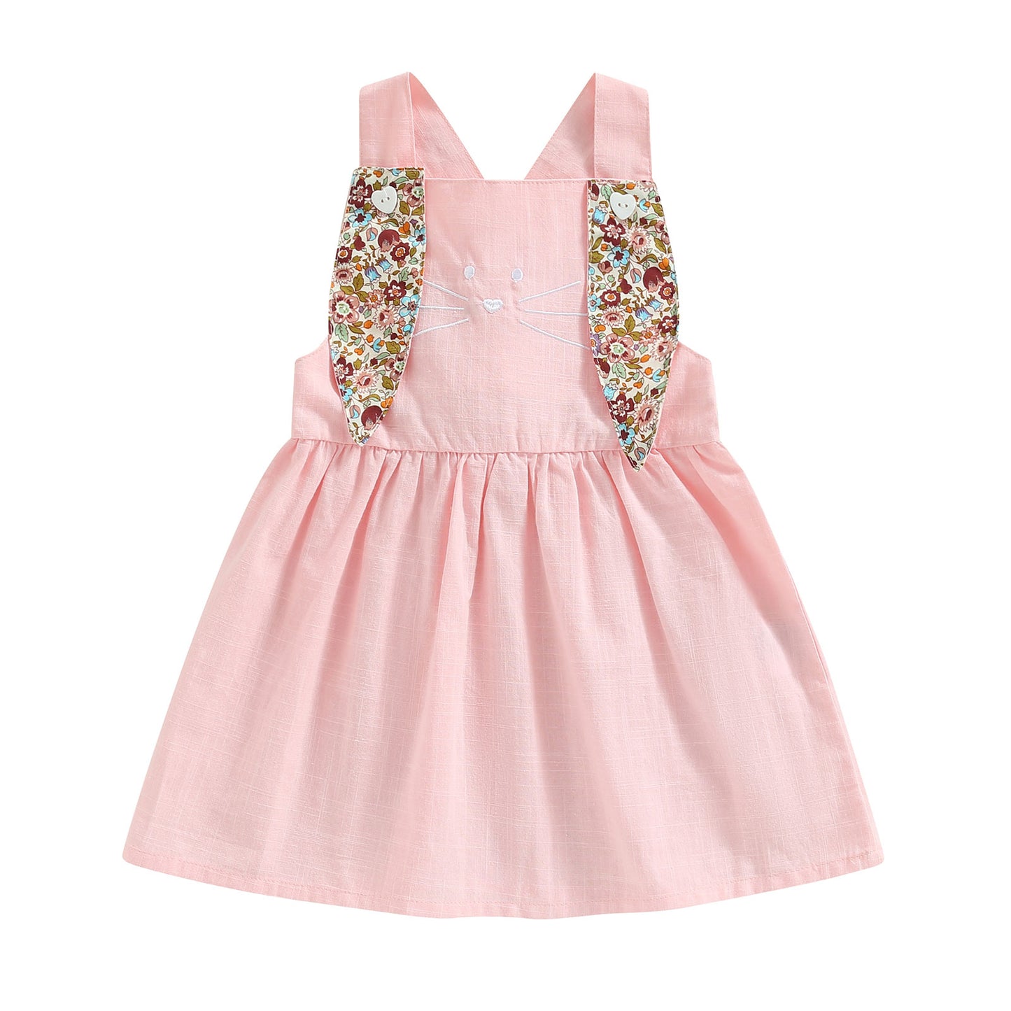 Girls Floral Bunny Ear Dress