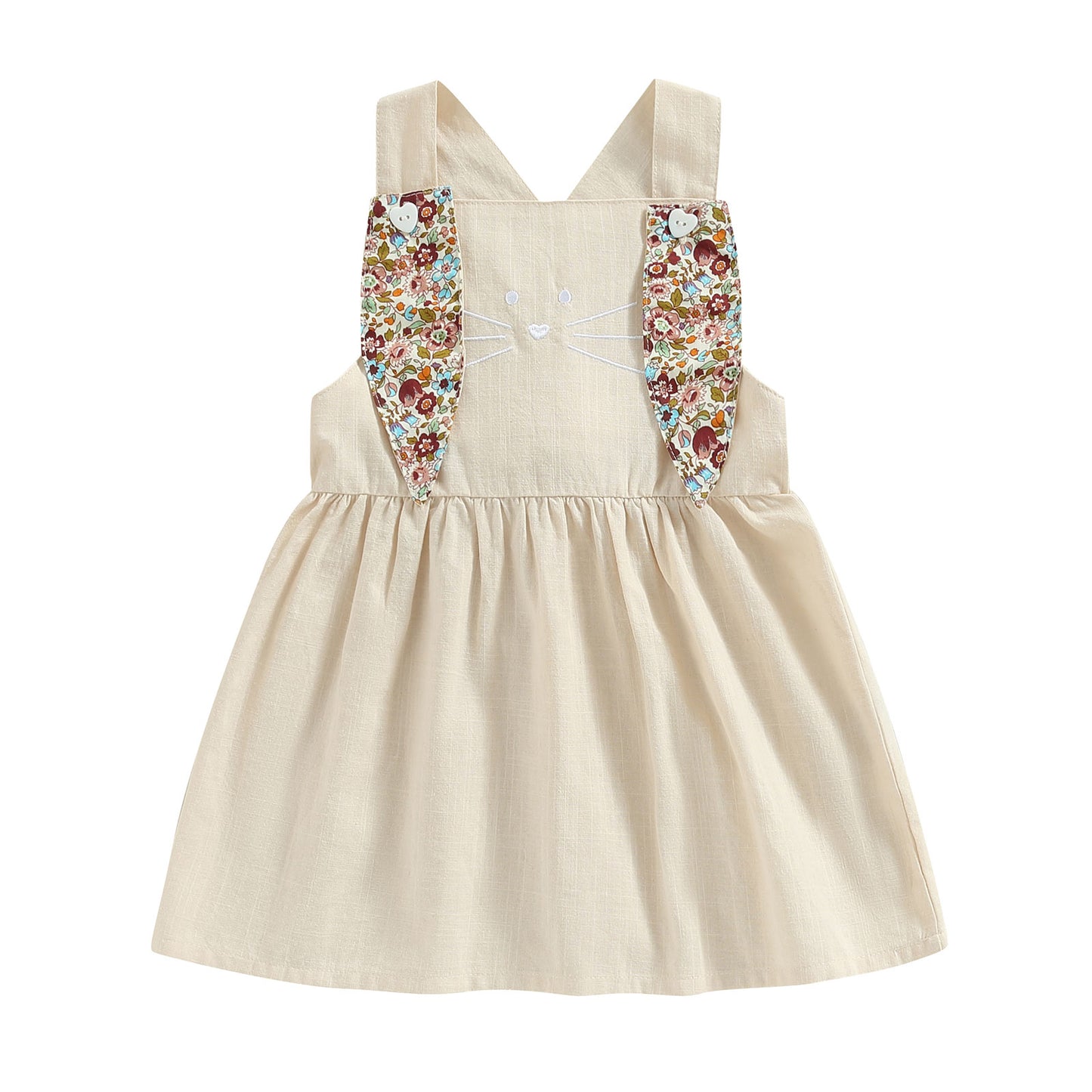 Girls Floral Bunny Ear Dress