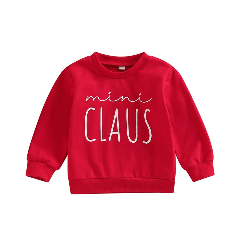 Children's Christmas 'Mini Claus' Sweatshirt