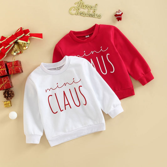 Children's Christmas 'Mini Claus' Sweatshirt