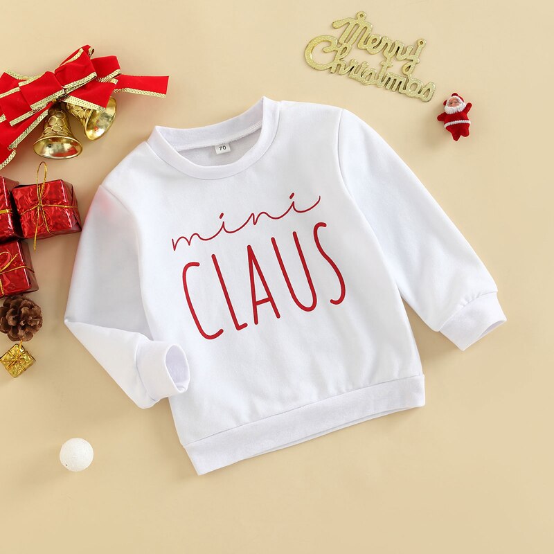 Children's Christmas 'Mini Claus' Sweatshirt