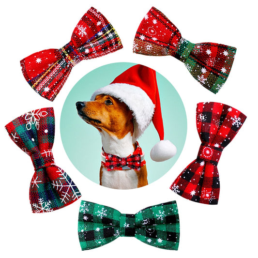 Christmas Dog Collar Bows