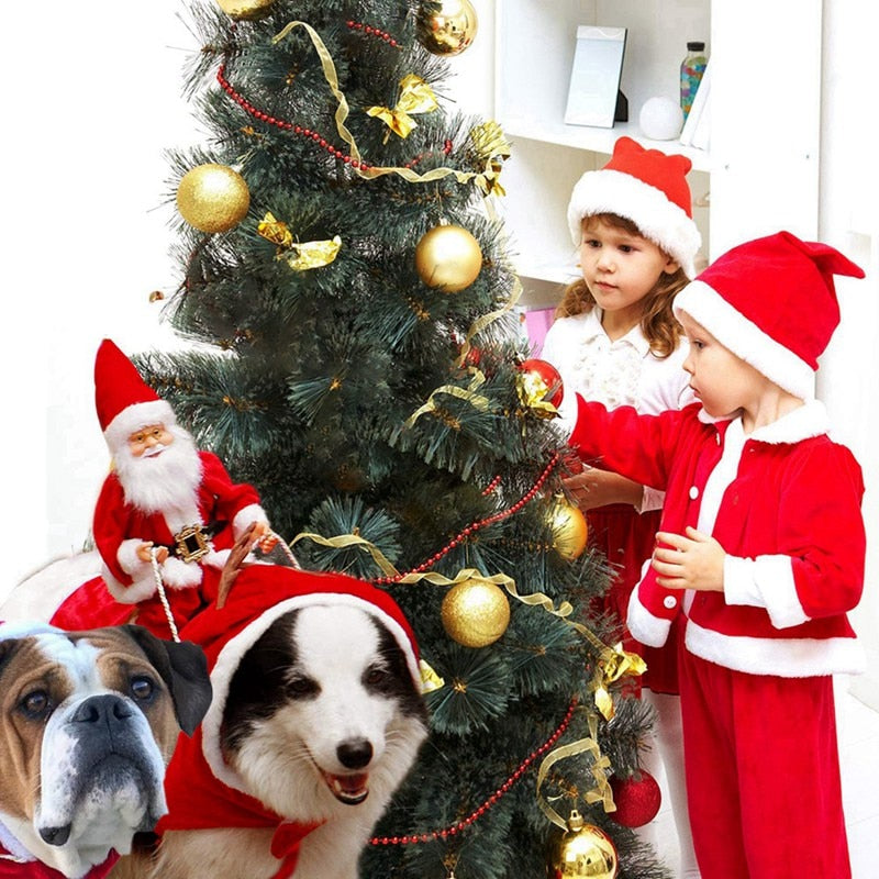 Christmas Coat with Santa Claus for Dogs