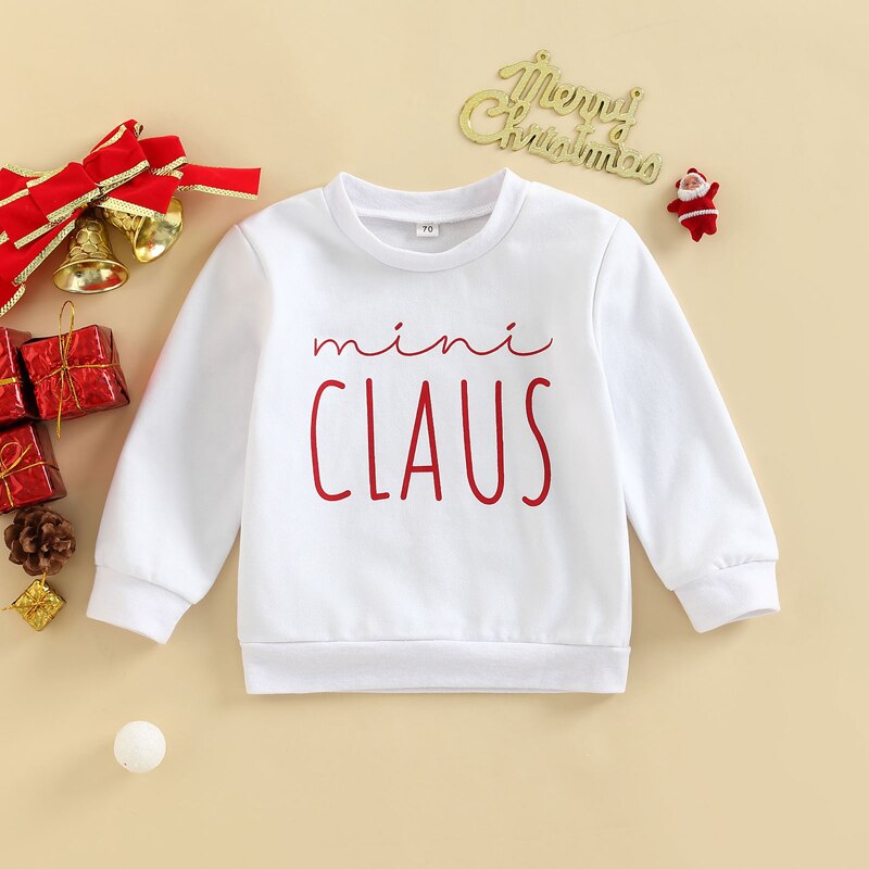 Children's Christmas 'Mini Claus' Sweatshirt