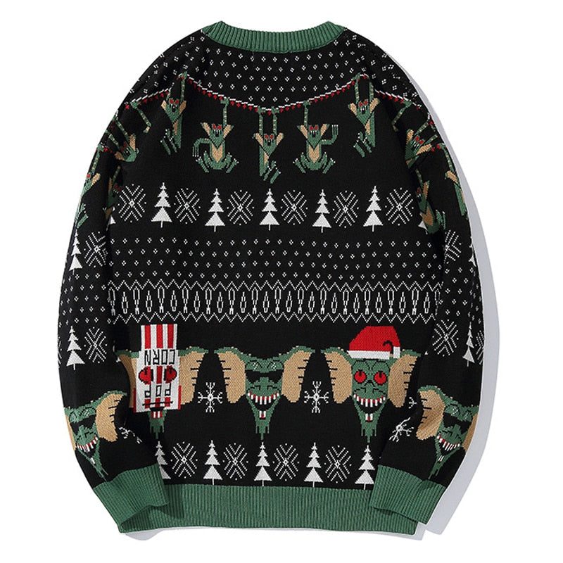 Gremlins Knitted Ugly Christmas Sweater