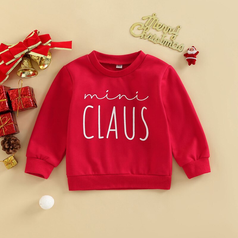 Children's Christmas 'Mini Claus' Sweatshirt